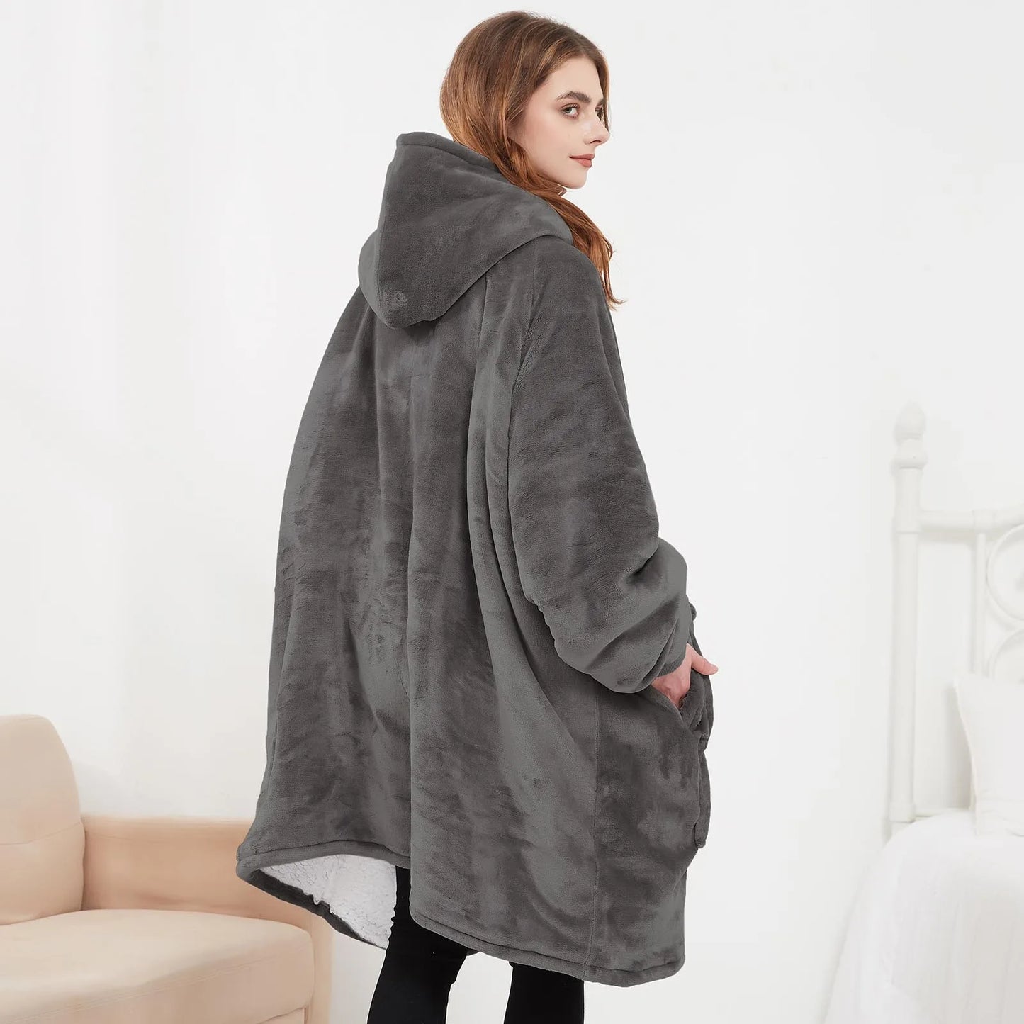 Oversized Wearable Blanket Hoodie