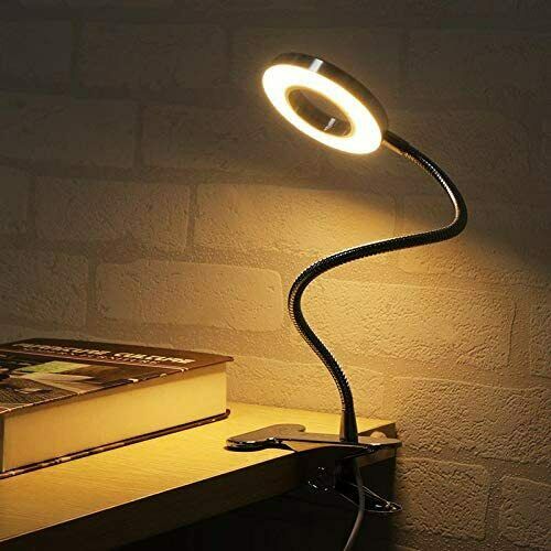 Clip On Desk Lamp LED Flexible Arm USB