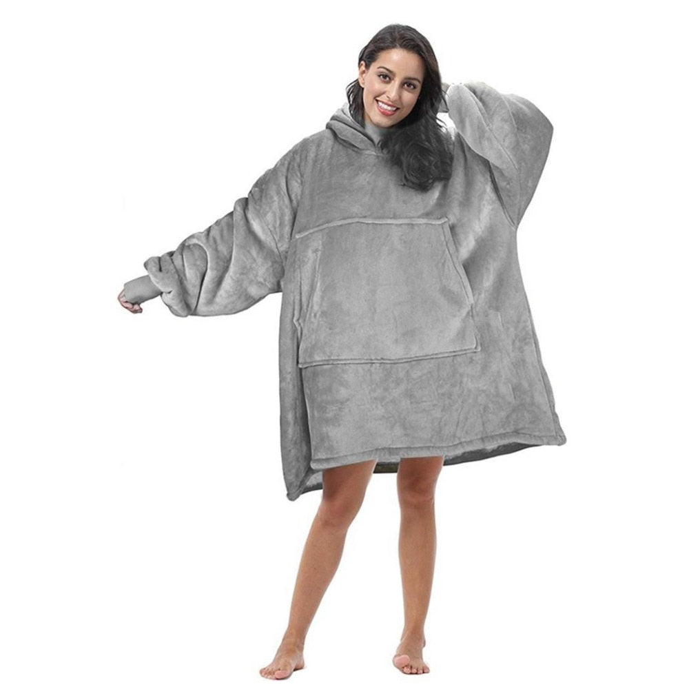 Oversized Wearable Blanket Hoodie